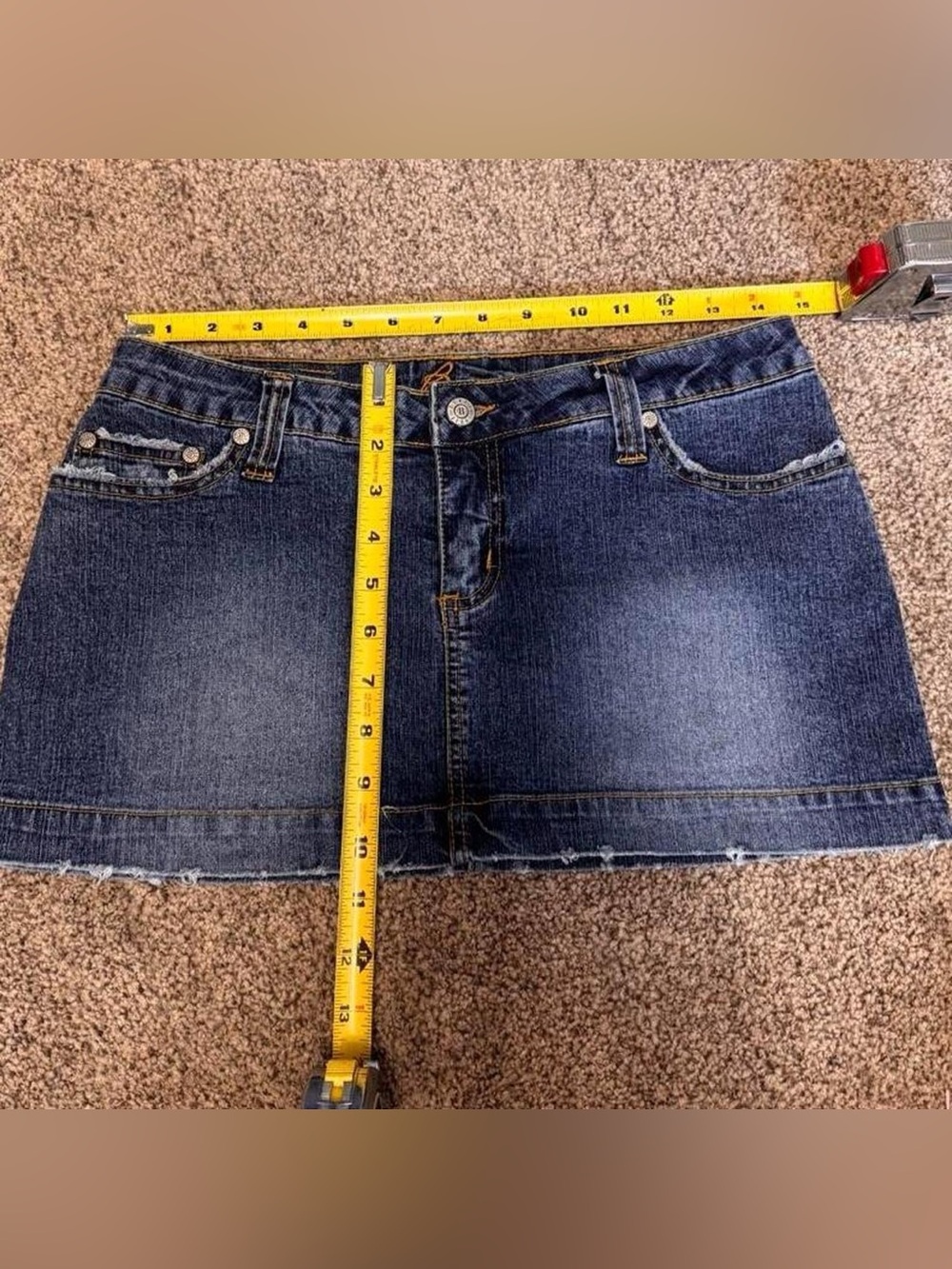 Bongo Y2K Denim Mini Skirt - Picture 3 of 4